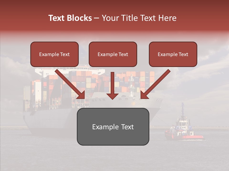 Carrier Transportation Dock PowerPoint Template