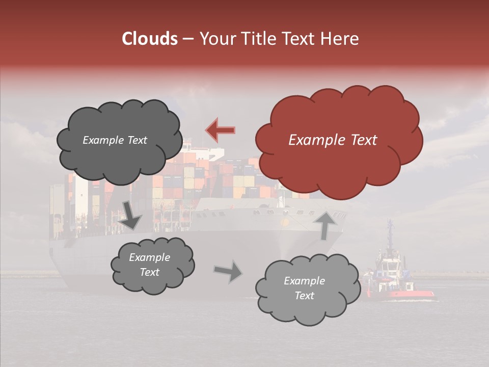 Carrier Transportation Dock PowerPoint Template
