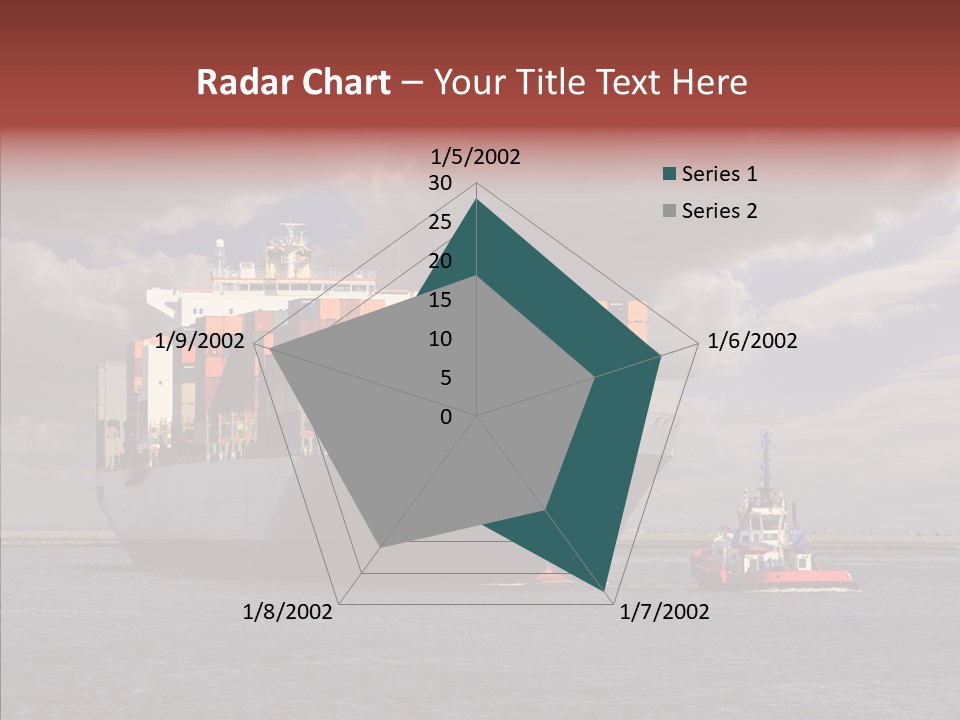 Carrier Transportation Dock PowerPoint Template
