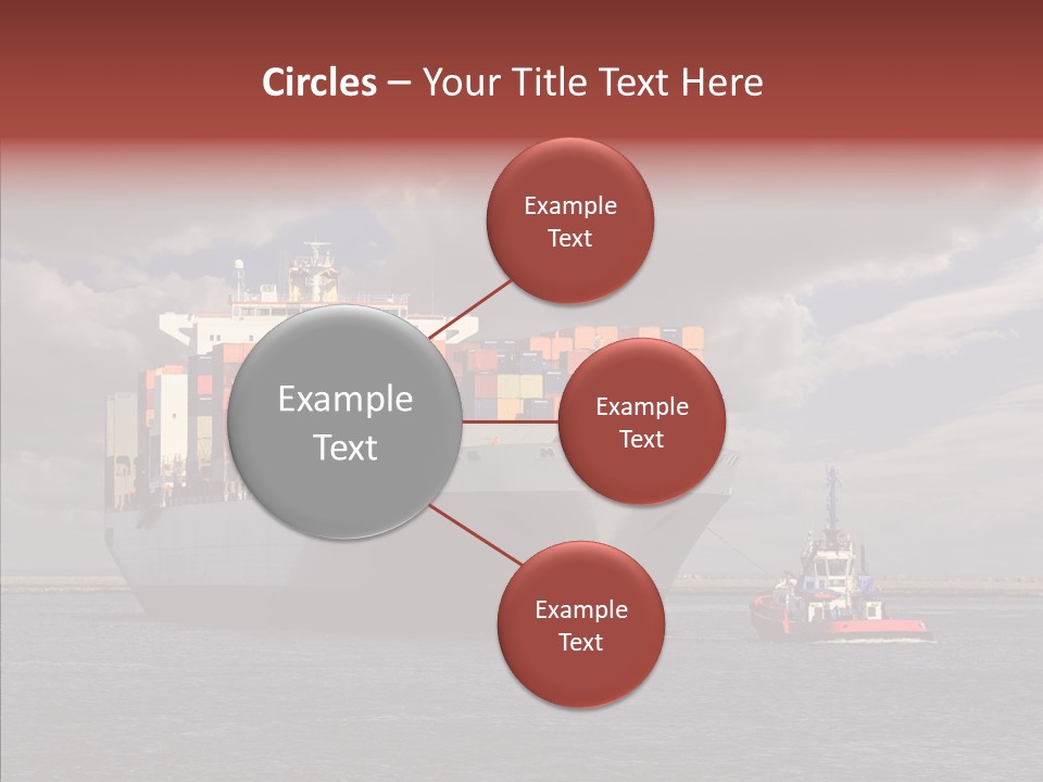 Carrier Transportation Dock PowerPoint Template