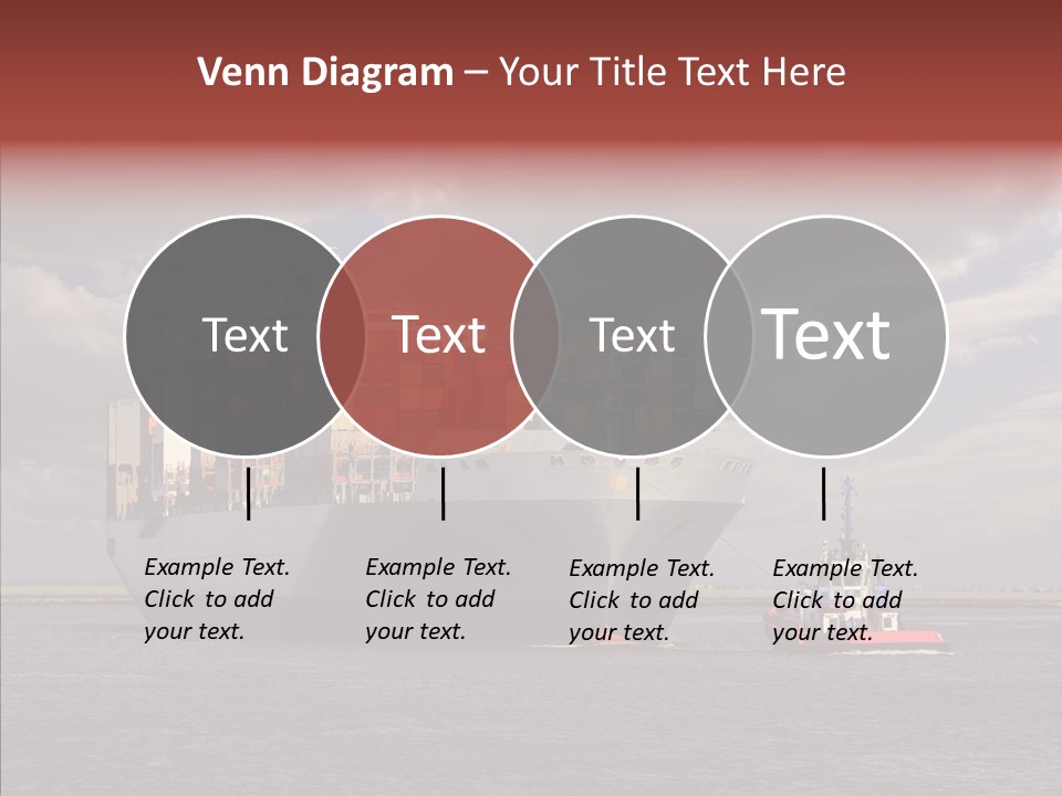 Carrier Transportation Dock PowerPoint Template