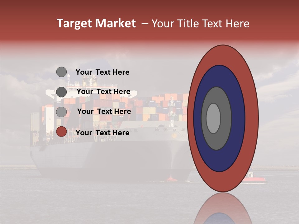 Carrier Transportation Dock PowerPoint Template