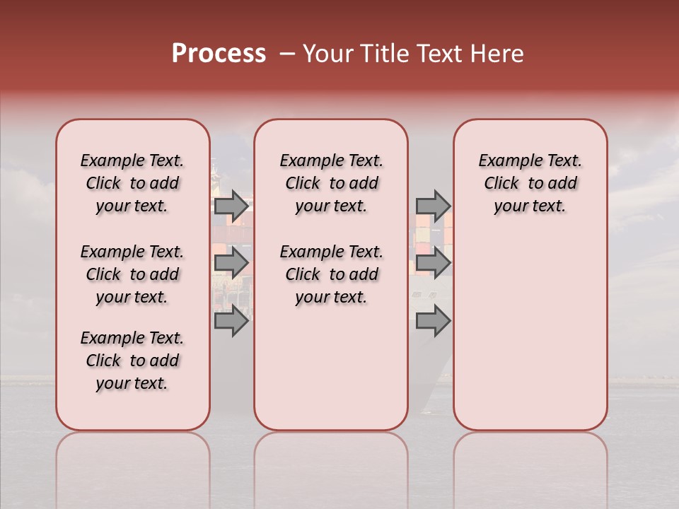 Carrier Transportation Dock PowerPoint Template