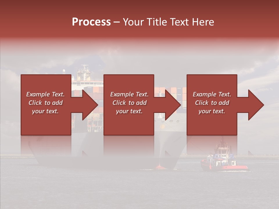 Carrier Transportation Dock PowerPoint Template