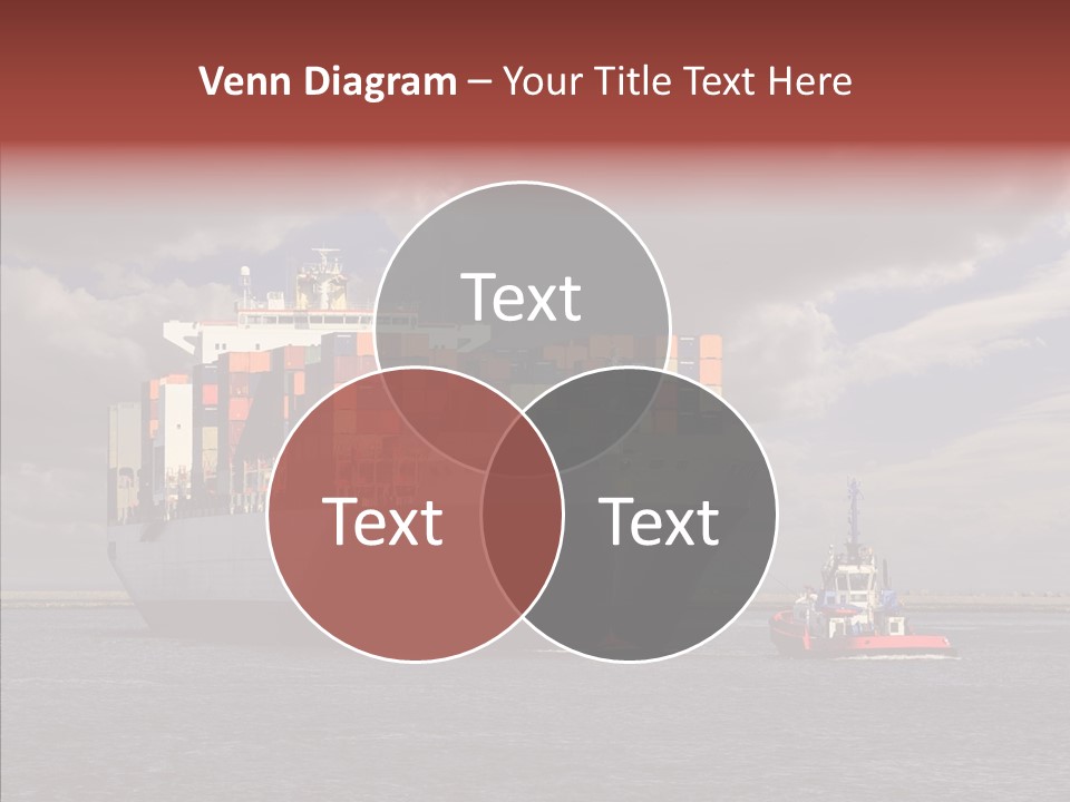 Carrier Transportation Dock PowerPoint Template
