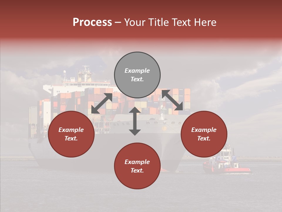 Carrier Transportation Dock PowerPoint Template