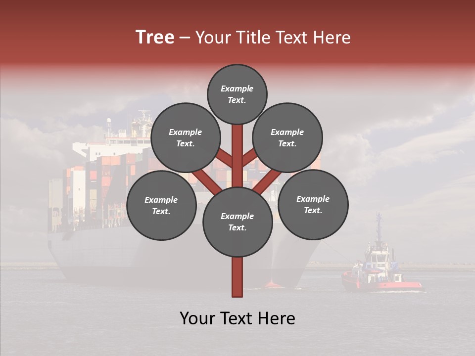 Carrier Transportation Dock PowerPoint Template