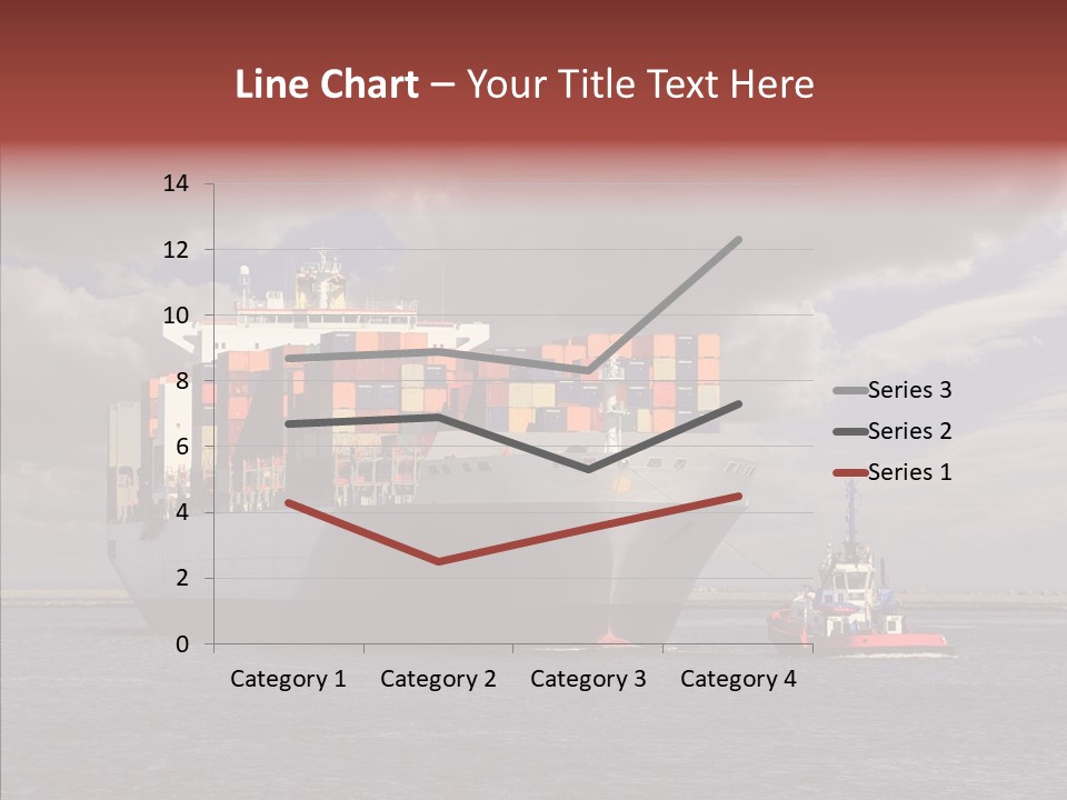 Carrier Transportation Dock PowerPoint Template