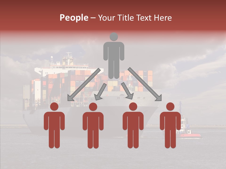 Carrier Transportation Dock PowerPoint Template