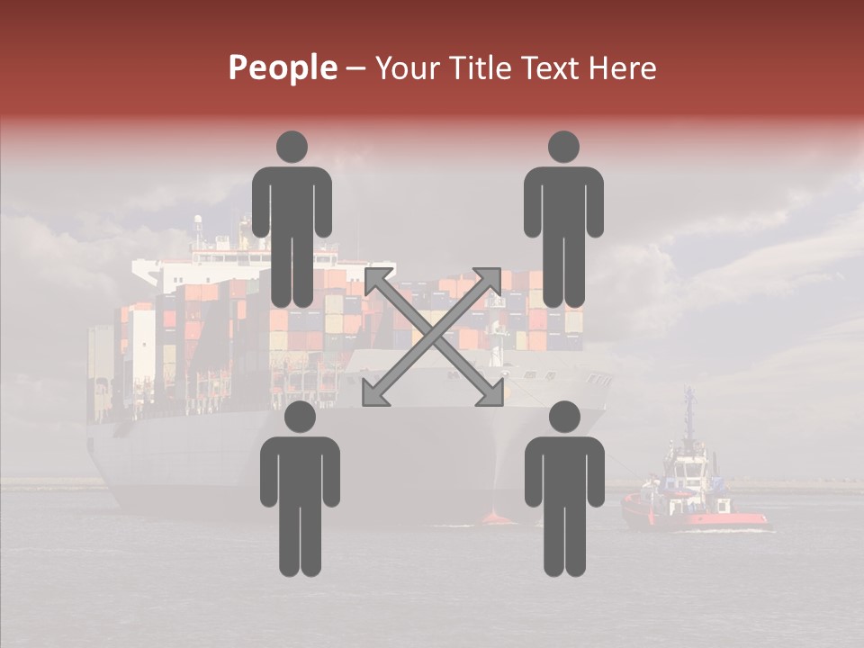 Carrier Transportation Dock PowerPoint Template