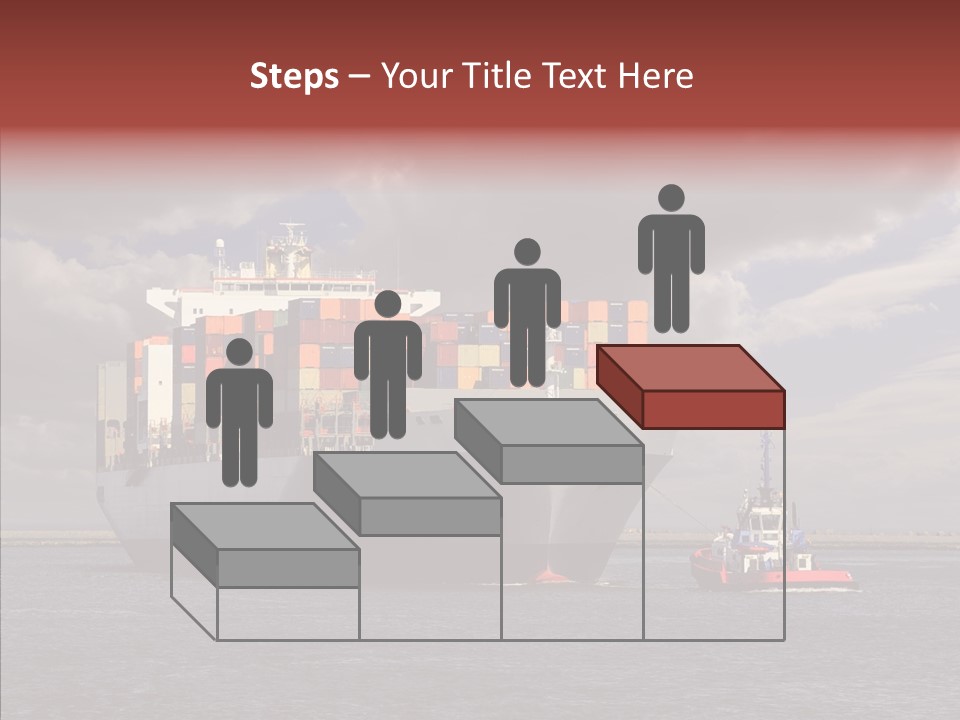 Carrier Transportation Dock PowerPoint Template