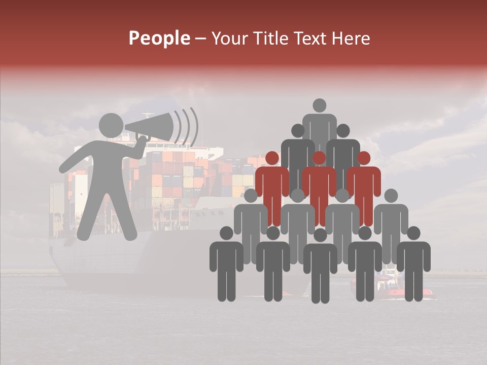 Carrier Transportation Dock PowerPoint Template