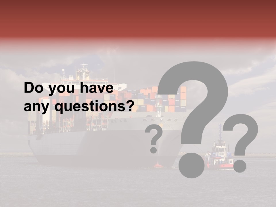 Carrier Transportation Dock PowerPoint Template