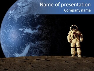 Astronomy Space Missile PowerPoint Template