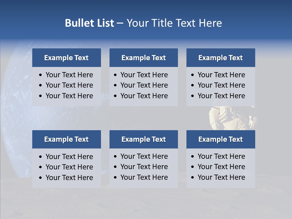Astronomy Space Missile PowerPoint Template