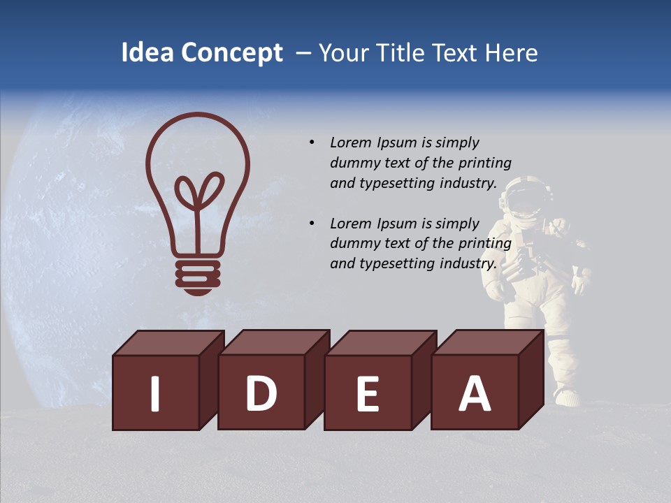 Astronomy Space Missile PowerPoint Template