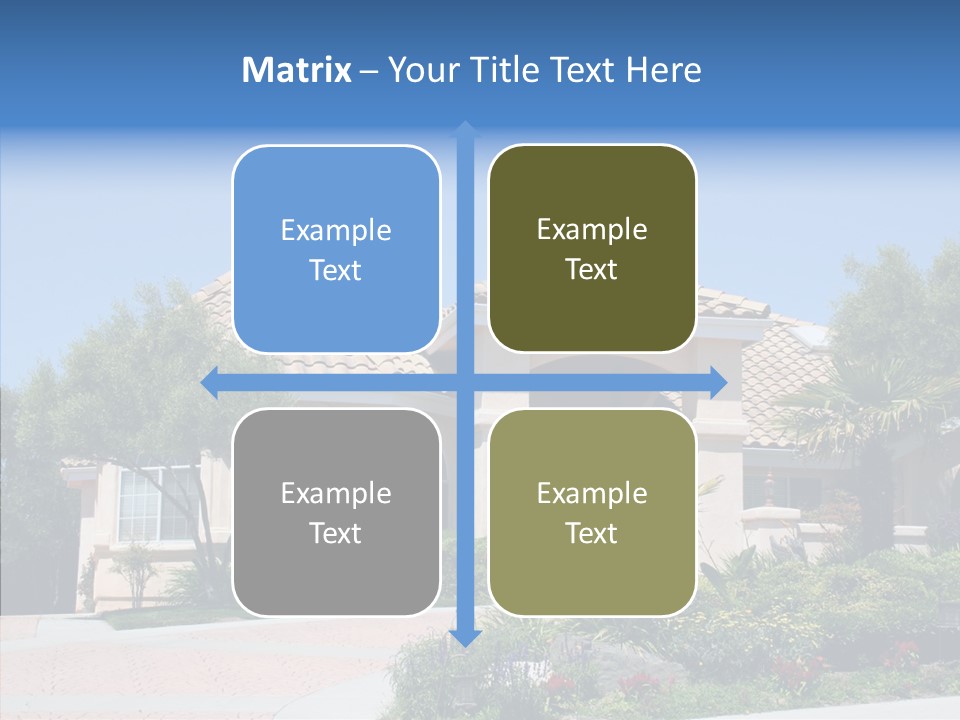 Outside Flowers Nice PowerPoint Template