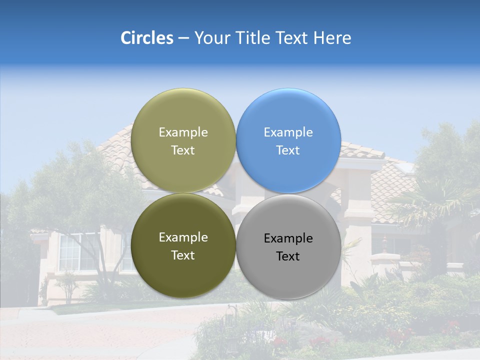 Outside Flowers Nice PowerPoint Template