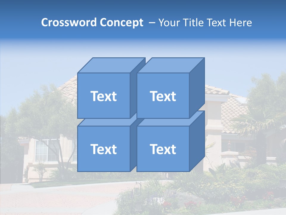 Outside Flowers Nice PowerPoint Template