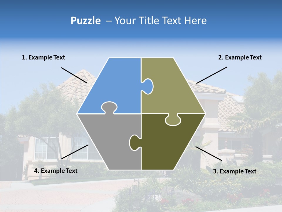 Outside Flowers Nice PowerPoint Template