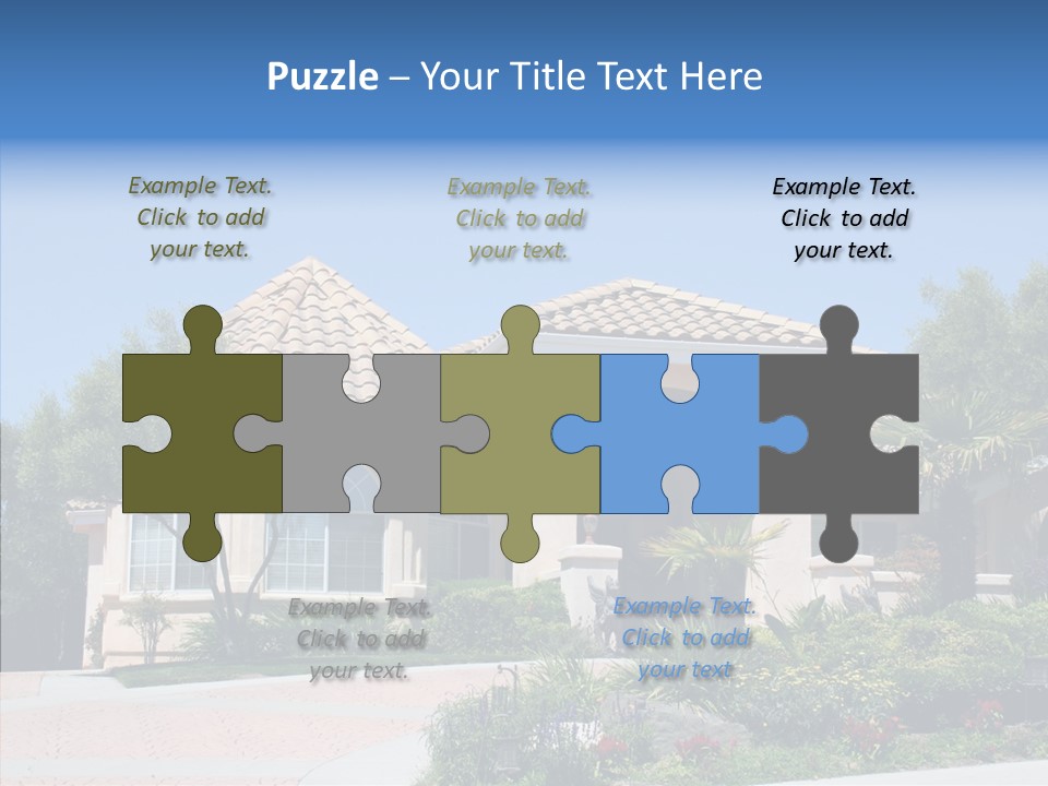 Outside Flowers Nice PowerPoint Template