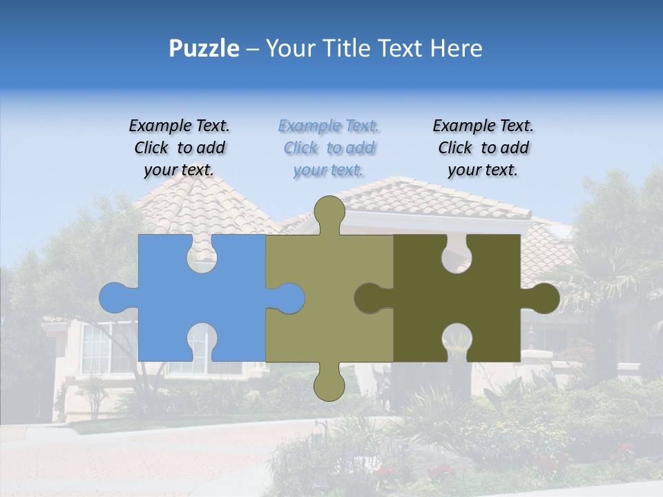 Outside Flowers Nice PowerPoint Template