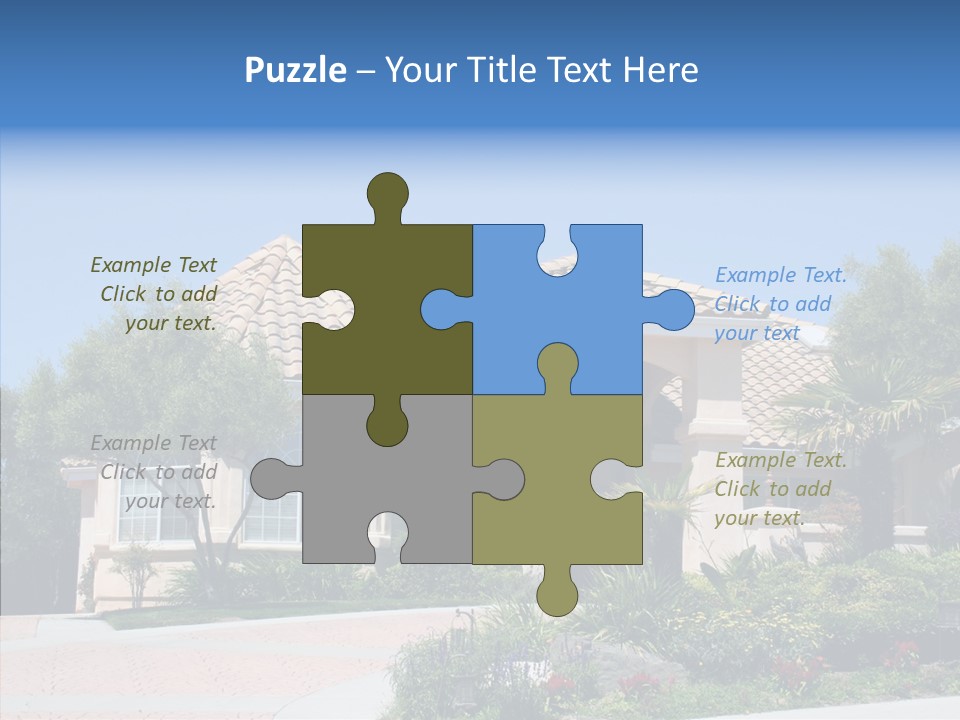 Outside Flowers Nice PowerPoint Template