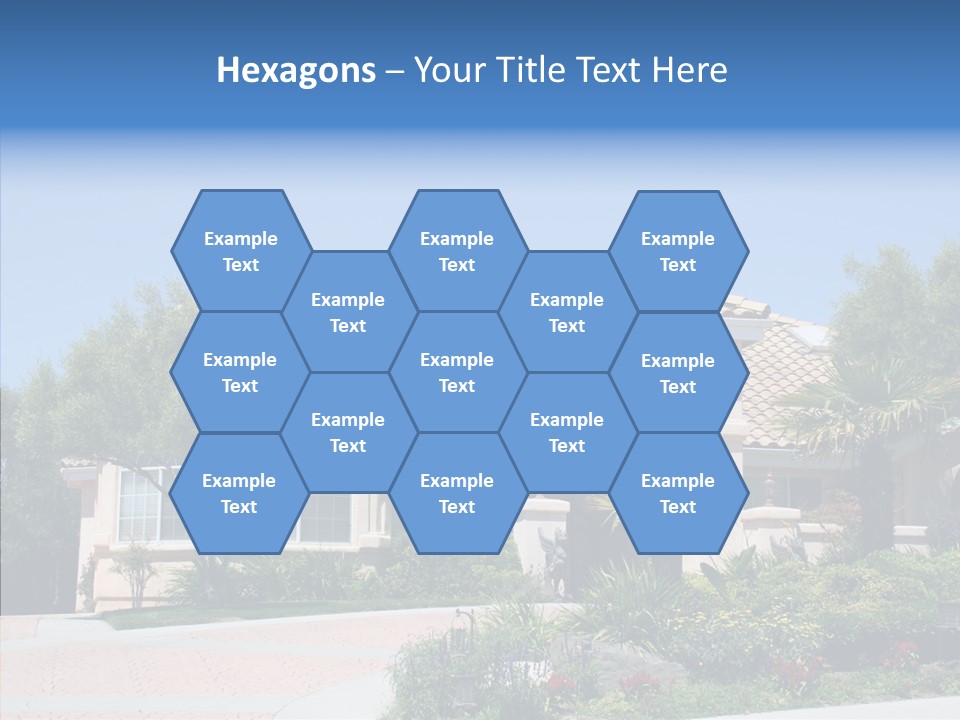 Outside Flowers Nice PowerPoint Template