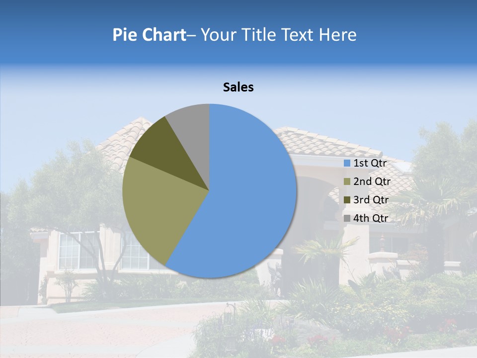 Outside Flowers Nice PowerPoint Template