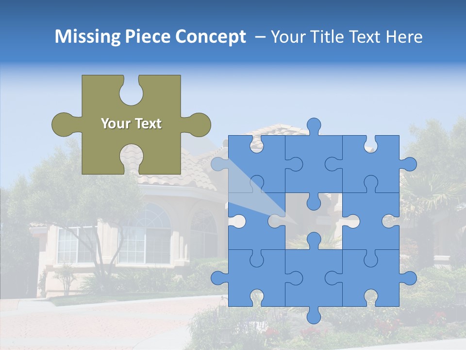 Outside Flowers Nice PowerPoint Template