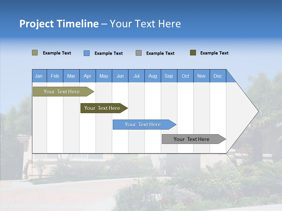 Outside Flowers Nice PowerPoint Template