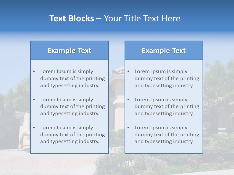Outside Flowers Nice PowerPoint Template