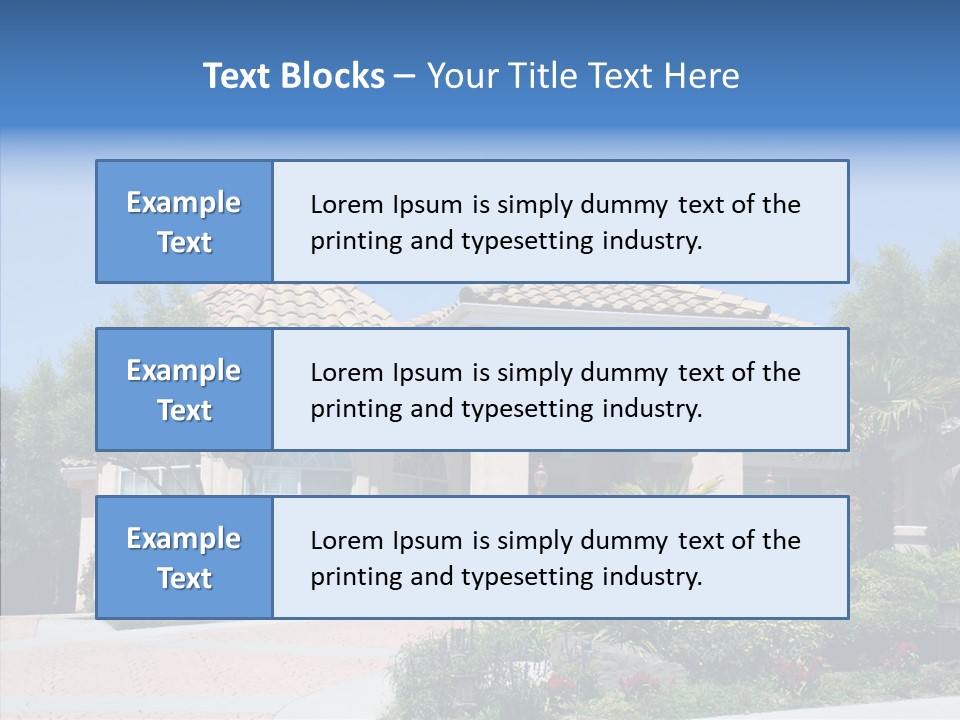 Outside Flowers Nice PowerPoint Template