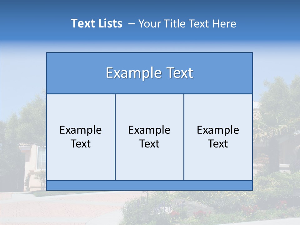 Outside Flowers Nice PowerPoint Template