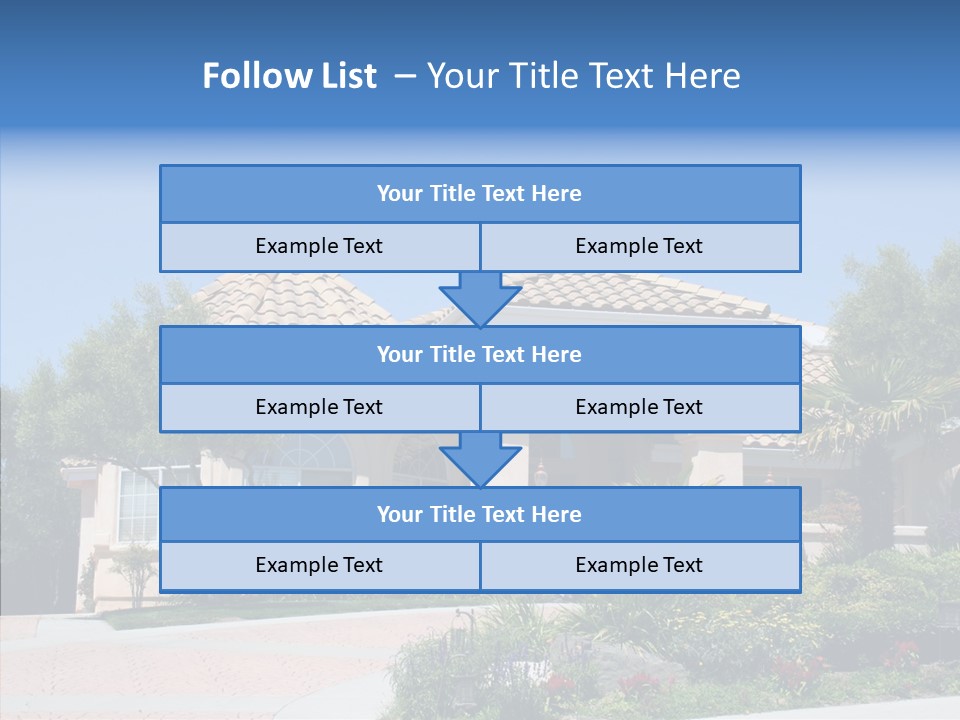 Outside Flowers Nice PowerPoint Template