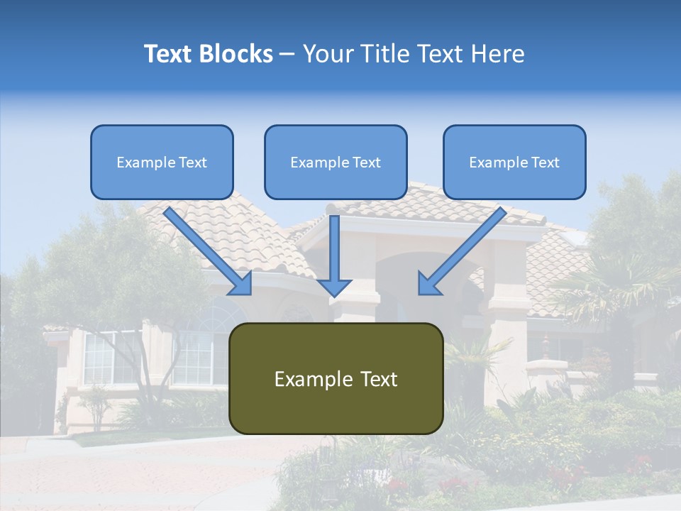 Outside Flowers Nice PowerPoint Template