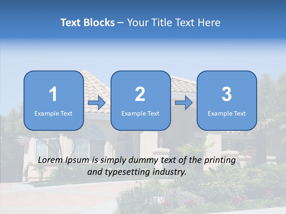 Outside Flowers Nice PowerPoint Template