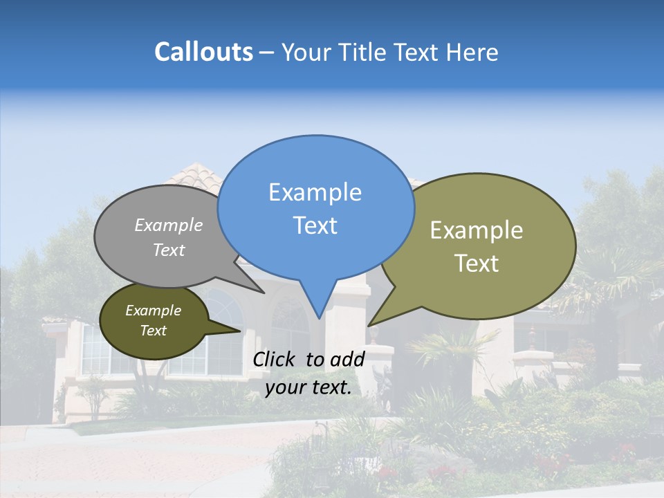 Outside Flowers Nice PowerPoint Template