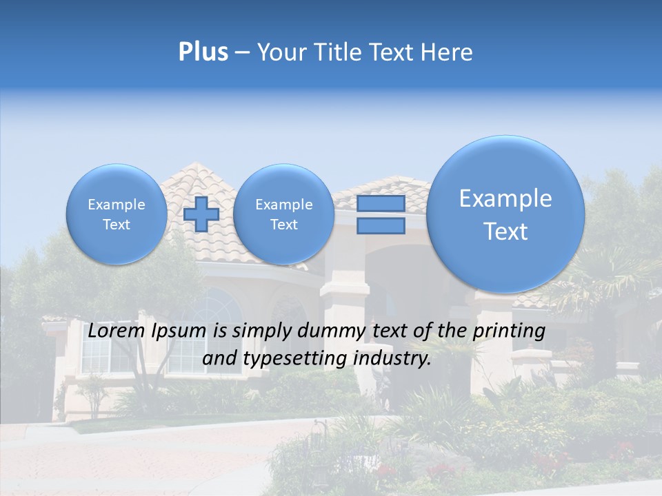 Outside Flowers Nice PowerPoint Template