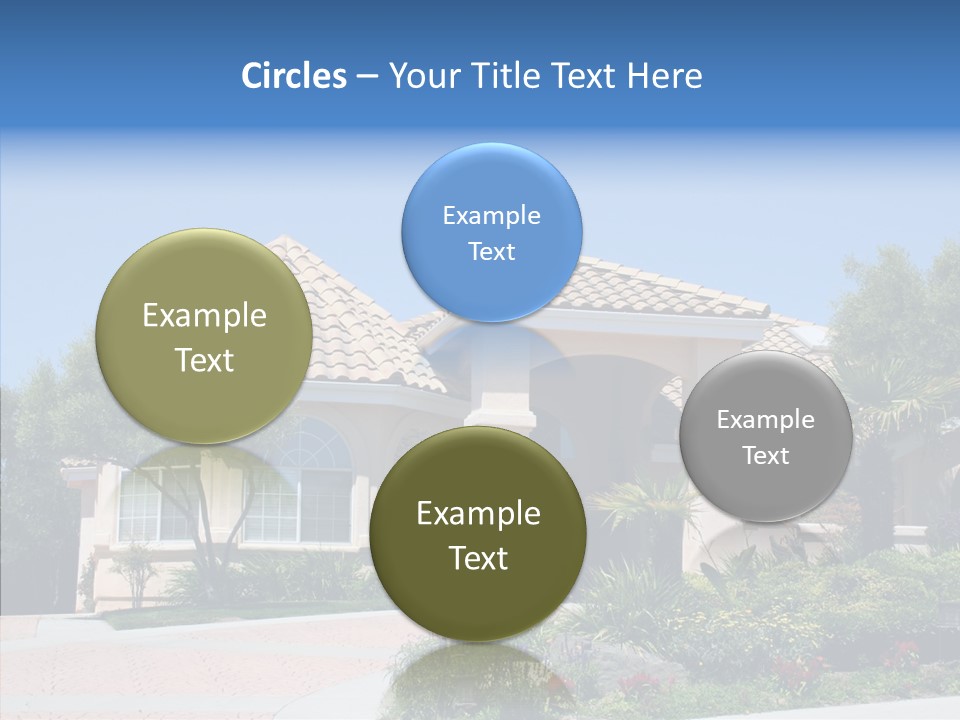 Outside Flowers Nice PowerPoint Template