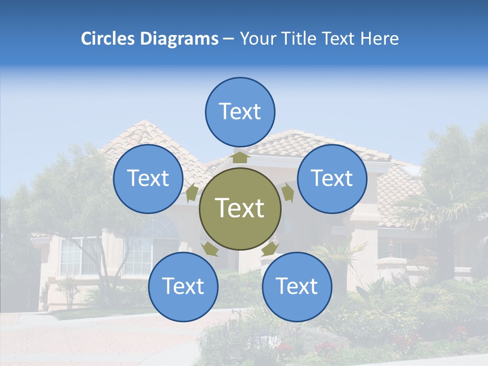 Outside Flowers Nice PowerPoint Template