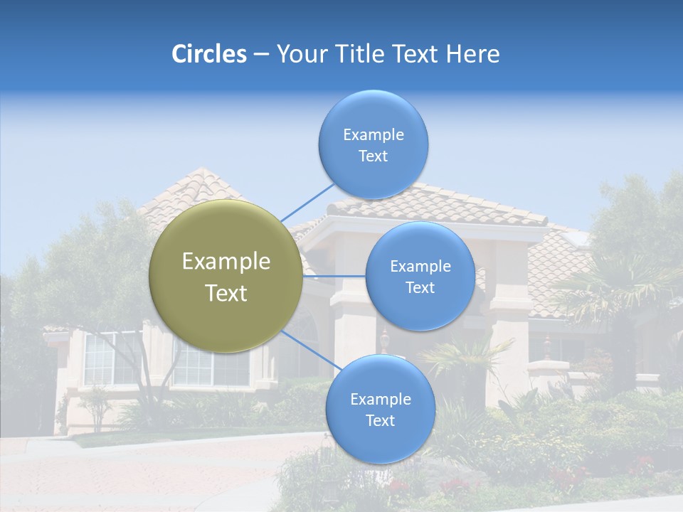 Outside Flowers Nice PowerPoint Template