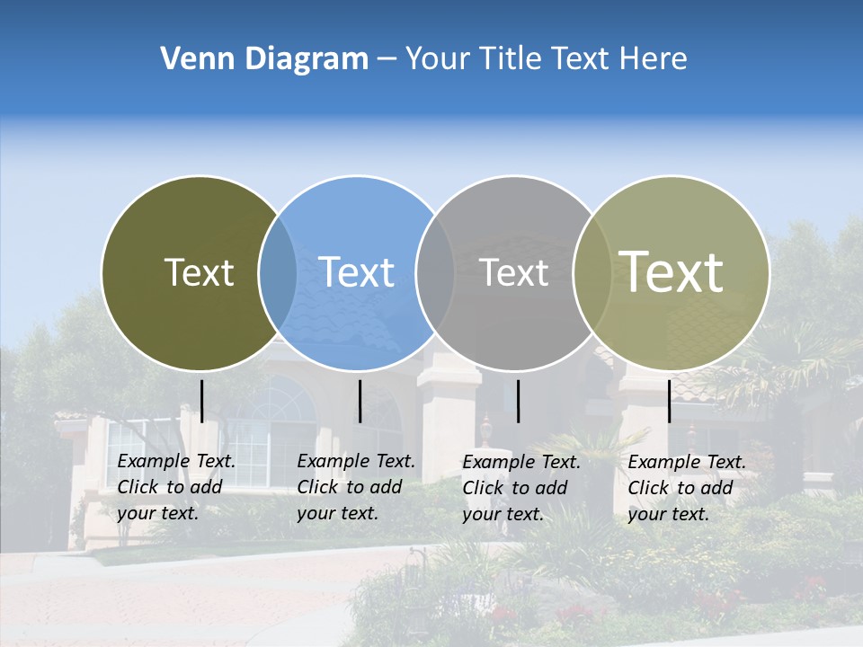 Outside Flowers Nice PowerPoint Template