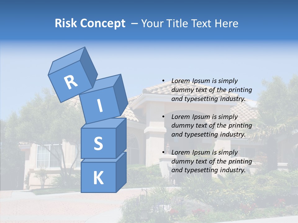 Outside Flowers Nice PowerPoint Template