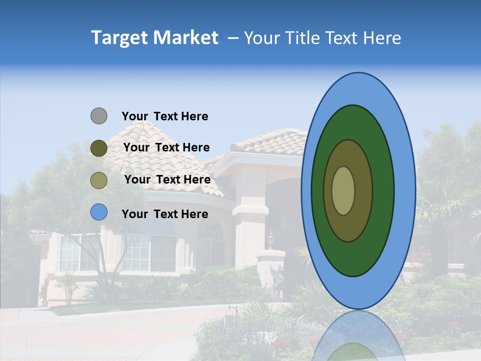 Outside Flowers Nice PowerPoint Template