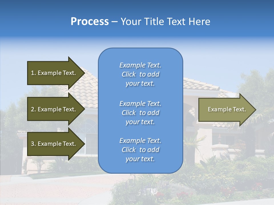 Outside Flowers Nice PowerPoint Template
