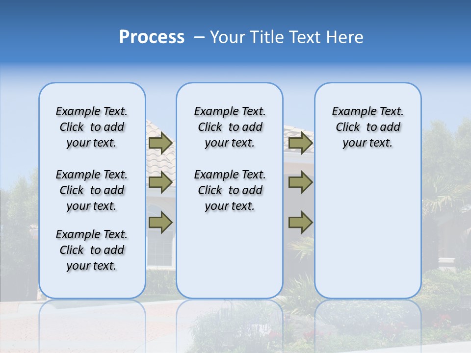 Outside Flowers Nice PowerPoint Template