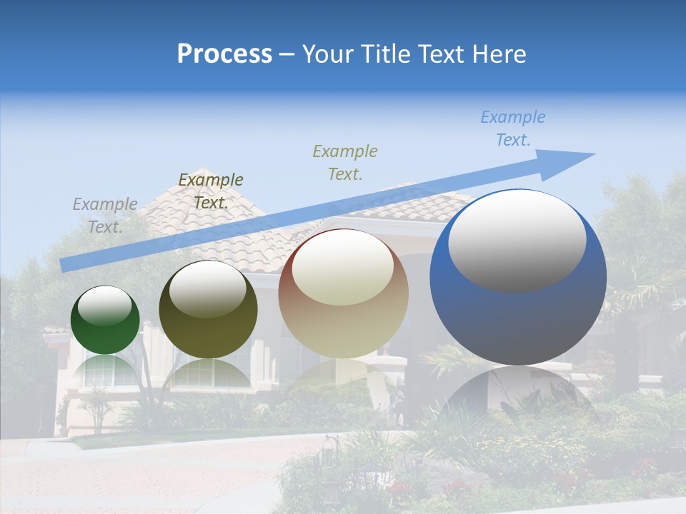 Outside Flowers Nice PowerPoint Template