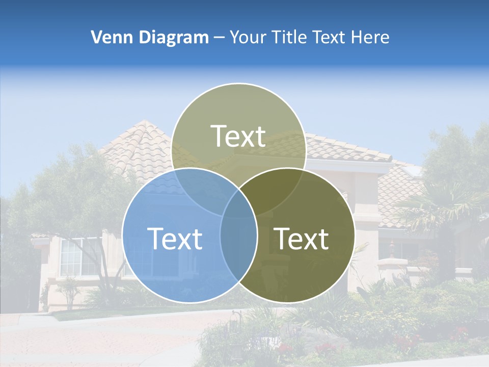 Outside Flowers Nice PowerPoint Template