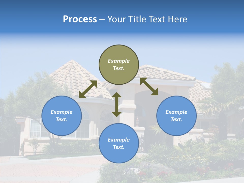 Outside Flowers Nice PowerPoint Template